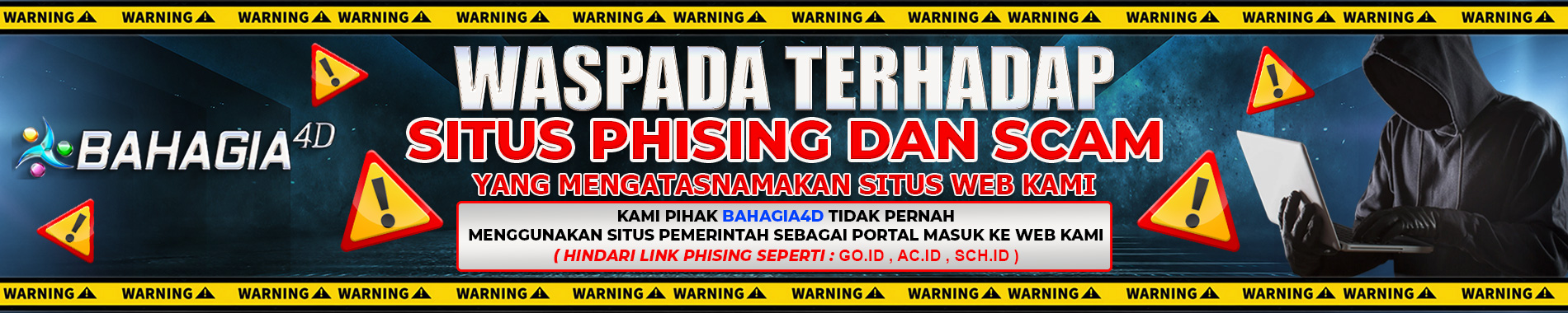 WARNING! HINDARI LINK PHISING DAN SCAM